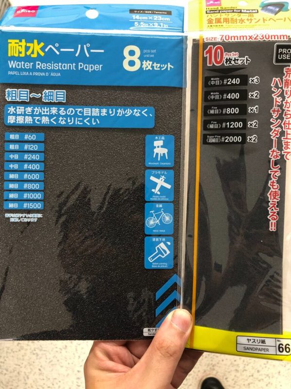 耐水ペーパーセット